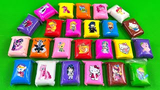 Looking Equestrial Girls with CLAY inside CLAY Bags Coloring! Satisfying ASMR Video