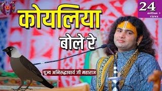 Aniruddhacharya Ji Bhajan | कोयलिया बोली रे | अनिरुद्ध आचार्य भजन live कथा