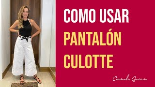 Cómo usar pantalón culotte I Consuelo Guzmán, Asesora de Imagen y Personal Shopper