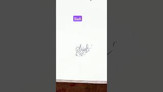 Calligraphy Signature | Siuli | sk cursive art