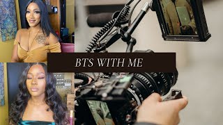 BEHIND THE SCENE WITH ME PART 1| MUSIC VIDEO SHOOT | MAKEUP #bts #makeupvideo #musicvideo #viral