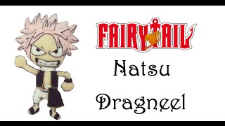 Fairy Tail:How To Make Natsu Dragneel Plushie Tutorial