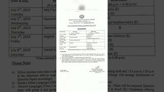 #HSLC compartmental exam date 2023#youtubeshorts #youtubetranding #