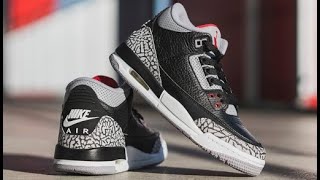 Classic Black Nike Air | Unboxing Air Jordan 3 OG “Black Cement” | Honest Detail Review