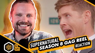 Supernatural | Reaction | S8 Special Features | Gag Reel |  We Watch Winchester