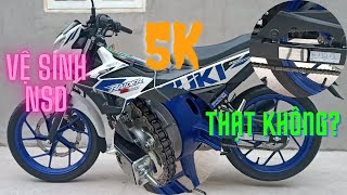 Vệ sinh và Bảo dưỡng NSD xe Suzuki Raider 150Fi với 5 ngàn | Chánh Vlog