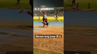 Women long jump 🔥😱#youtubeshorts