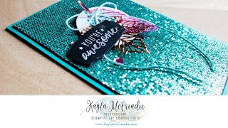 Card in a Flash - Stampin’ Up! Be Dazzling/Alcohol Ink Technique