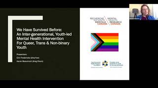 MHRC Spotlight on Research Webinar: Virtual supports for LGBTQ+ youth - June 2021