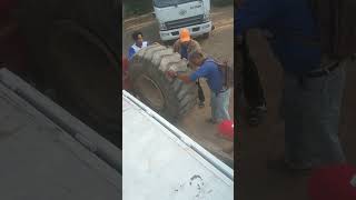 MAN POWER ATTEMPT #short#viral#wheelloader