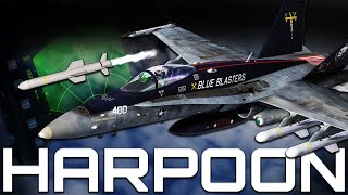 Crush Enemy Ships with the Harpoon Missile in the DCS F-18