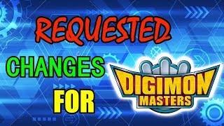 Requested changes for DMO