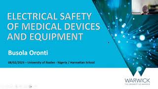 Electrical Safety of Medical Devices and Equipment - Busola Oronti