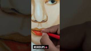 let's draw Kim taehyung's layover portrait #youtube #subscribe #bts