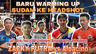 Bintang & Bayu indomaret Gegerkan Tarkam Malang • Warming Up Zaky putra vs Alpacino