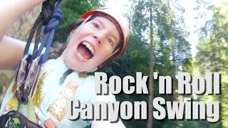 Rock 'n Roll Canyon Swing near Mayrhofen, Zillertal, Tirol