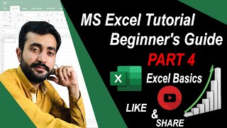 MS Excel Tutorial || The Beginner's Guide to Excel || Excel Basics Tutorial || English #4