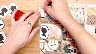 CRAFT WITH ME // Gallery Wall Pocket Letter // REAL-TIME PROCESS VIDEO