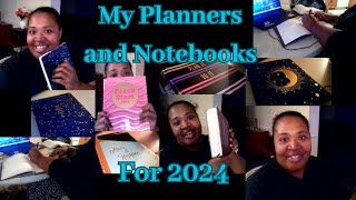 My Planners and Notebooks I'm Using for 2024 | I Have a Notebook Problem 😏😁