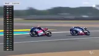 Salvada de Jakub Kornfeil en Le Mans Moto3