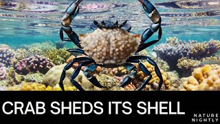 Shedding Secrets: Rare Footage of Crab Molting its Skin