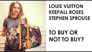 Louis Vuitton Keepall Roses Stephen Sprouse Limited Edition Bag Review