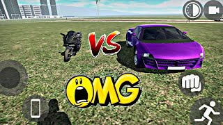 Kawasaki ninja h2r vs Tarzan Car in Indian Bikes Driving 3d