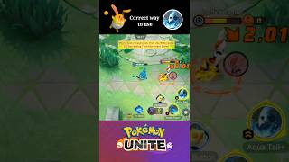 Azumaril Aqua Tail+Water Pulse Correct combo+Tutorial ✅ ||Pokemon unite