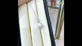 13-14mm freshwater Edison pearl pendant in 18k gold