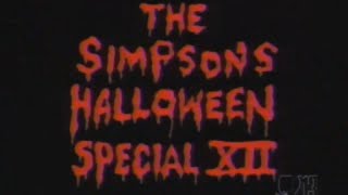 The Simpsons Treehouse of Horror XII End Credits Audio