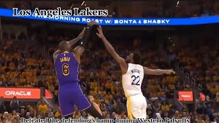 Los Angeles Lakers Destroyed Golden State Wariors in 2023 Western Playoffs, Lakers Game Highlights