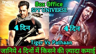 Tiger 3 Day 4 Box Office Collection, Tiger 3 Vs Pathaan Movie Collection Comparison. #tiger3movie