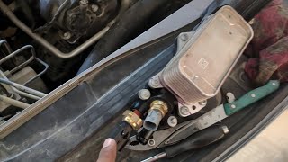 Chrysler dodge 3.6L Engine oil temp sensor , Engine oil pressure sensor & knock sensor location