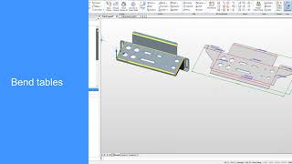 Wie man ein Blechteil abwickelt  - BricsCAD Mechanical