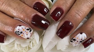 UÑAS NATURALES DECORADAS CON GEL SEMIPERMANENTE 😍💅