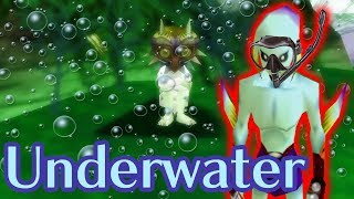 Fighting Majora except it's underwater