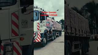 trailer Quester muatan 1200sak tujuan Manado #shorts