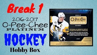 16/17 OPC Patinum, LAINE Rainbow RC,Box Break 1, Hockey Cards, New Product Review