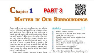 Matter in Our Surroundings Class 9 Science | Matter in Our Surroundings Class 9 ncert