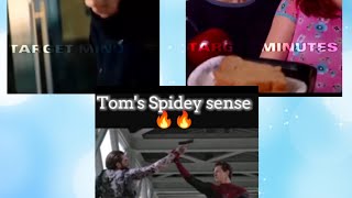 TOM VS TOBEY VS ANDREW SPIDEY SENSE🔥 #targetminutes  #marvel #shorts #trending #viral