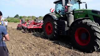 Fendt 942 Vario, Horsch Tiger 4 MT kultivátor (eredeti hanggal)