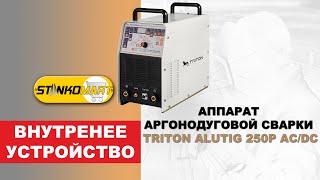 ВСКРЫЛИ КОРПУС аппарата аргонодуговой сварки TRITON ALUTIG 250Р AC/DC