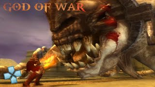 GOD OF WAR CHAINS OF OLYMPUS PPSSPP | BOSS FIGHT BASILISK