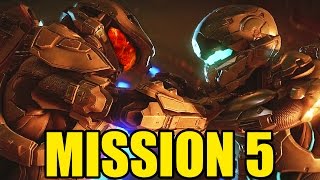 Halo 5: Guardians Walkthrough Part 5 - CHIEF VS LOCKE (Spoilers) 1080p, 60FPS