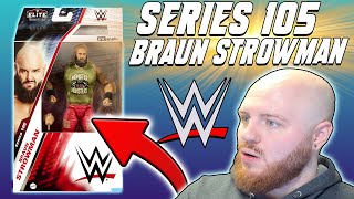 BRAND NEW SERIES 105 BRAUN STROWMAN WWE FIGURE UNBOXING / REVIEW! | Noology