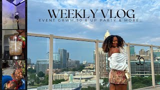 WEEKLY VLOG event grwm, filming shower hair content & my bestie's birthday celebration