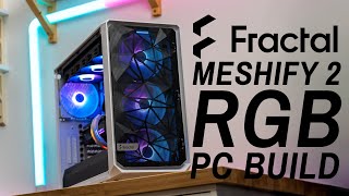 Fractal Meshify 2 RGB x DeepCool LS720 Build Time Lapse