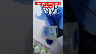 mistakes of painting | painting jokes | #shorts #YouTubeshorts #WHITEBoxmalayalam