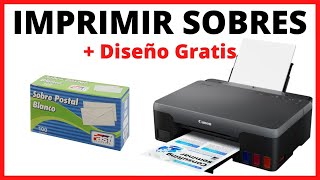 Cómo IMPRIMIR SOBRES con tu Impresora 🔴 Imprimir sobres en word ✅ Como hacer un sobre en word