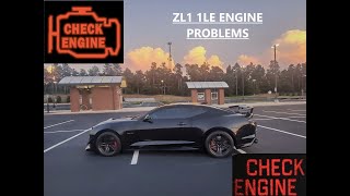 Major problems 2K20_ZL1 1LE check engine light on. Smh